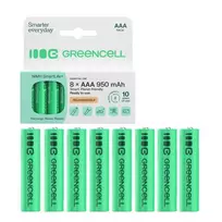 Rechargable batteries 8xAAA HR03 950mAh