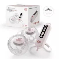 KINDERKRAFT dvigubas nešiojamas elektrinis pientraukis GENTLEFLOW, pink, KEGEFL00PNK0000