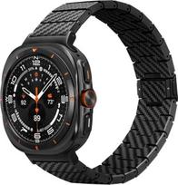 Pitaka Pitaka anglies pluošto dirželis, black - Galaxy Watch, Galaxy Watch Ultra | SAW2402 | 8594184315576