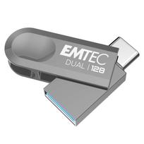 Emtec D280 dviejų jungčių USB-A ir USB-C atmintinė 128GB
