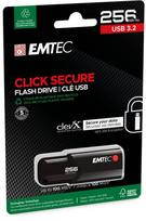 Emtec B120 Click Secure USB 3.2 atmintinė 256GB