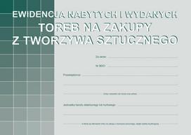 Įsigytų ir išduotų plastikinių pirkinių maišelių apskaita - MICHALCZYK i PROKOP Prints
