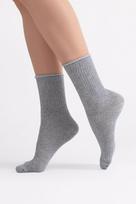Moteriškos ilgos rievuotos kojinės WS4 RIB MELANGE Giulia, spalva light grey melange, 36-40