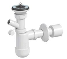 Butelinis sifonas PRELOC 630 1 1/4x50mm su skalbimo mašinos jungtimi