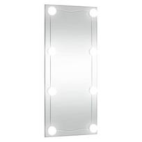 Sieninis veidrodis su LED lemputėmis vidaXL 40x80cm