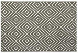 Kilimas lauko terasoms Diamond 007565, juoda sp./ruda sp., 180 cm x 270 cm