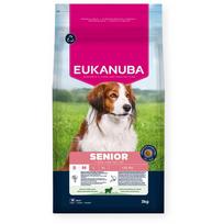 Eukanuba Life Care Senior S/M sausas pašaras senyviems šunims su ėriena ir ryžiais, 3 kg