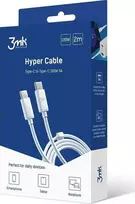 3MK Kabelis HYPER TYPE-C/TYPE-C 2M 100W 5A