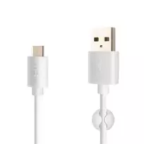 Fixed Ištaisyta | Duomenų ir įkrovimo kabelis su USB/USB-C jungtimis | Baltas