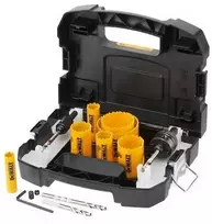 Gręžimo karūnų rinkinys DeWalt DT90351-QZ; 11 vnt.