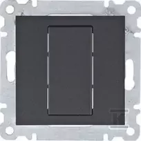 Hager „Lumina“ juoda plokšte WL7013