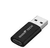 RhinoTech USB-C F į USB-A 3.0 M adapteris, OTG. juodas