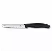 Multi Pomidorų/dešrų peilis Classic Victorinox Fibrox 11 cm juodas, 20 vnt./pak.