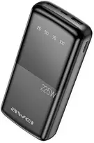 Išorinė baterija Power Bank Awei P13K PD20W/QC22.5W 20000mAh juoda