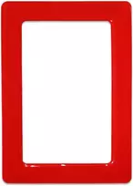 Nuotraukų rėmelis Magnetinis savęs pritvirtintas rėmo dydis 13,0x8,1 cm - raudona