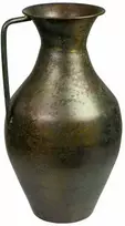 Vaza Romimex Antique Ruda Metalinis 22 x 39 x 22 cm Su rankena