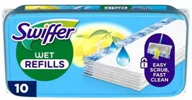 Swiffer Grindų valymo šluostės, 10 vnt., drėgnos, citrusinių vaisių kvapo