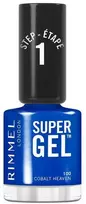 Rimmel London Super Gel Esmalte De Uñas 100-Cobalt Heaven, 12 ml