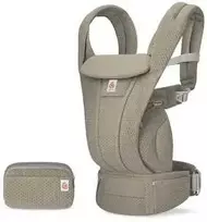 ERGOBABY OMNI DELUXE Mesh lopšys, minkštas alyvuogių spalvos
