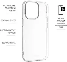 Itin plonas TPU gelio dėklas FIXED Story Slim Apple iPhone 17, 0.6 mm, skaidrus