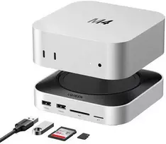 UGREEN USB-C do Mac Mini M4/M4 Pro 11w1 - pilka