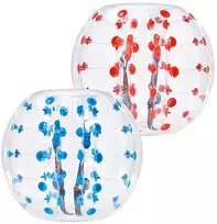 Pripučiami kamuoliai 2 vnt., 1.2 m sumo zorb kamuoliai paaugliams, 0.8 mm PVC žmogaus kamuoliai, lauko žaidimai sodui, parkui, kiemams, gimtadieniams