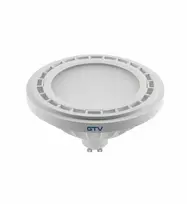 GTV LED lemputė GU10 ES111 12.5W 1100lm 3000K 120 laipsnių AC220-240V balta LD-ES111WW13W120-00