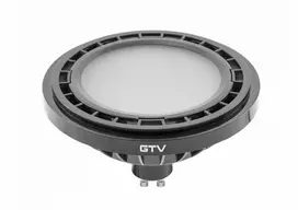 GTV LED lemputė GU10 ES111 12.5W 1100lm 3000K 120 laipsnių AC220-240V juoda LD-ES111WW13W120-10