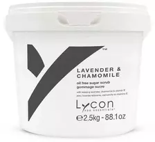 Lycon LAVENDER & CHAMOMILE SUGAR SCRUB 2,5kg | Levandų ir ramunėlių kūno šveitiklis cukraus pagrindu be aliejaus 2,5kg