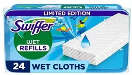 Swiffer 24 vnt. drėgnų servetėlių su citrinų kvapu papildymas. Nušvieskite dulkes šokiu.
