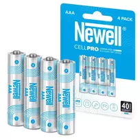 Baterija - Newell CellPro AAA Alkaline Batteries 1.5V, 4 vnt, be gyvsidabrio