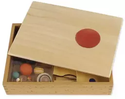 TimeTEX Medinis saulės sistemos rinkinys, vokiečių k. "Montessori Premium" (TT94706)