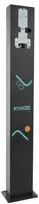 AC Single post for STAG EV charger with socket