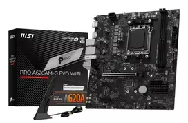 pagrindinė plokštė MSI MSI Pro A620AM-G EVO WIFI AMD A620A Lizdas AM5 micro ATX