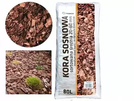 Pušų žievės 20–60 mm aukščiausios kokybės 80 l skalda