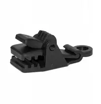 Krokodilo formos spaustukas Juodas (10 vnt.) BCK5-BK-L