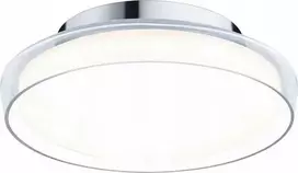 Lubinis šviestuvas Paulmann Plafoniera LUENA LED lubų lempa 16.5W 860lm apvali 350mm 3000K IP44 230V stiklas chromas / metalas