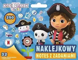 Trefl Gabi katės namelis. Lipdukų užrašų knygelė su užduotimis