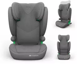 KINDERKRAFT automobilinė kėdutė JUNIOR FIX 2 PLUS, 100-150 cm., Pilkas, KCJUFI20GRYPL0N