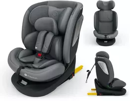 KINDERKRAFT automobilinė kėdutė I-GROW 2 PLUS, 40-150 cm., Pilkas, KCIGRO02GRYPL00