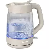 TEFAL Virdulys | KO2G0BE0 | 2000 W | Electric | 1.7 L | Glass | 360° rotational base | Pilkas/Transparent