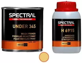 SPECTRAL Rūgštinis antikorozinis gruntas su kietikliu UNDER 345 1+1 (komplektas 0,2L+0,2L)