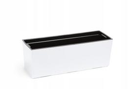 Balkoninė gėlinė su įdėklu ir laikikliais 19x56cm