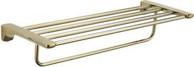 Mexen Lea rankšluosčių lentyna su kabykla, gold