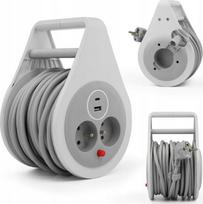Elektrinis prailgintuvas su Usb, 10m, 16a