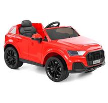 Audi Q7 Raudonas elektrinis vaikiškas automobilis – vienvietis vaikų visureigis