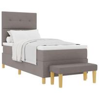 vidaXL Kiemas lova su pagalve Tortora 200 x 90 cm audinys