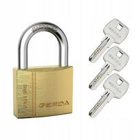 Gerda Brass Plus Kmkn S40 spynos su 3 raktais