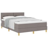 vidaXL Kiemas lova su pagalve Tortora 140 x 190 cm audinys