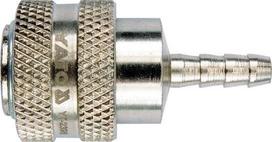 Greita jungtis oro žarnai kompresoriams ir pneumatiniams įrankiams 6mm 1/4" Q235 45mm YT-2396 YATO